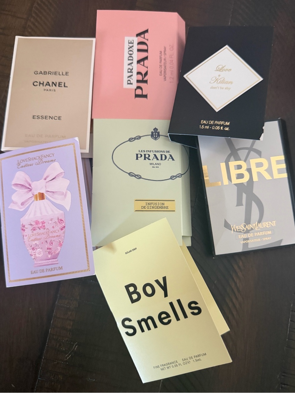 Designer variety pack of 7 fragrances-All new unopened
